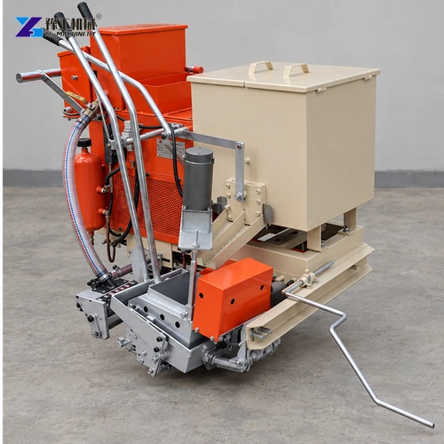 two component road marking material tank assembly