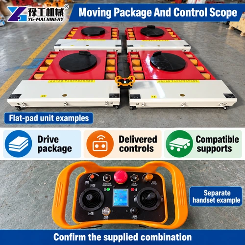 Electric Machinery Skate unit group and separate industrial handset example