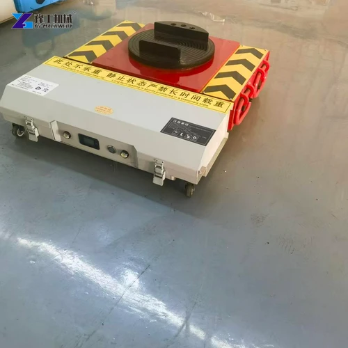 Low moving unit with an upper circular pad