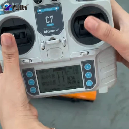 Powered machinery skate control handset