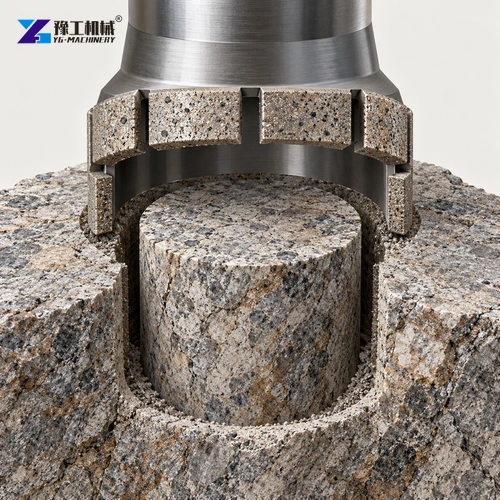 Core drill annular cutting bit