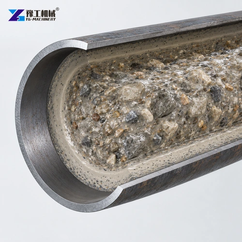 Concrete pump delivery-pipe section