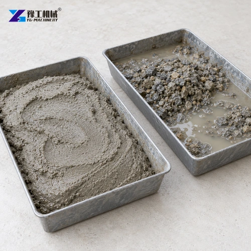 Concrete pump mix cohesion