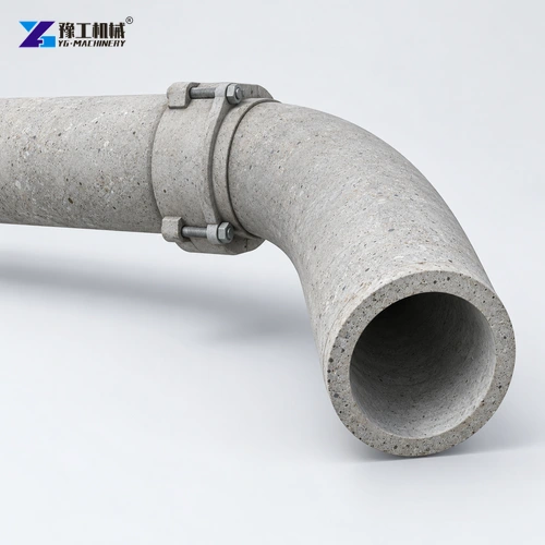 Concrete pump line elbow