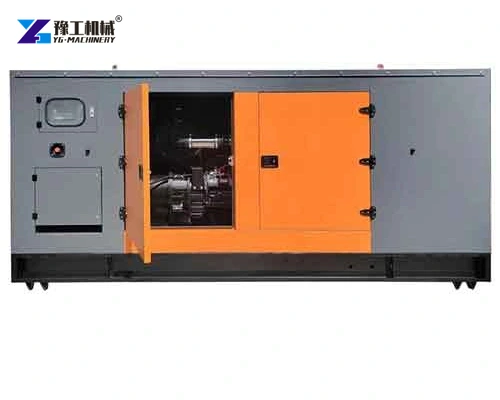 Enclosed industrial diesel generator
