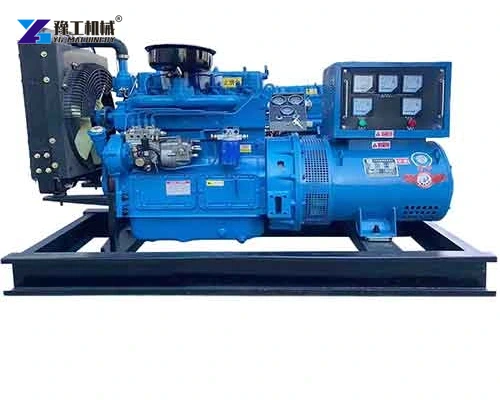 Open industrial diesel generator