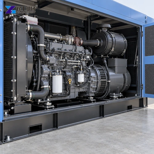 Diesel generator maintenance access