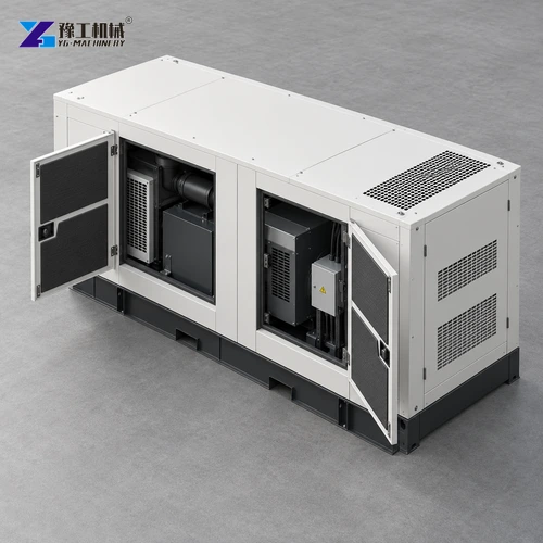 Generator service door clearance