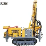 Crawler Drill Rig Crawler water well rig on white