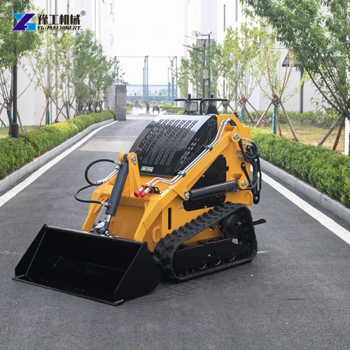 Compact track loader side view