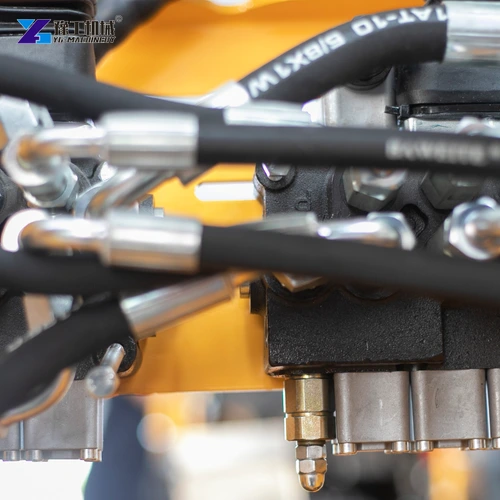 Skid steer hydraulic connections