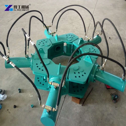 Pile breaker hydraulic connections
