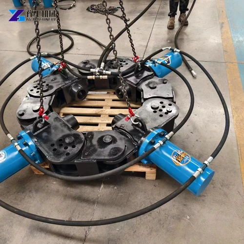 Hydraulic concrete pile breaker