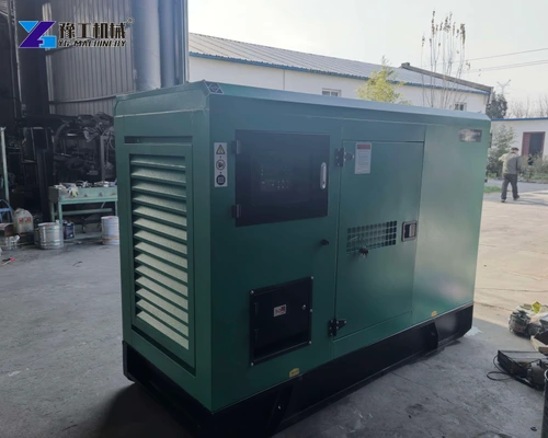 Enclosed diesel generator set