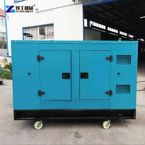 Diesel generator canopy side view