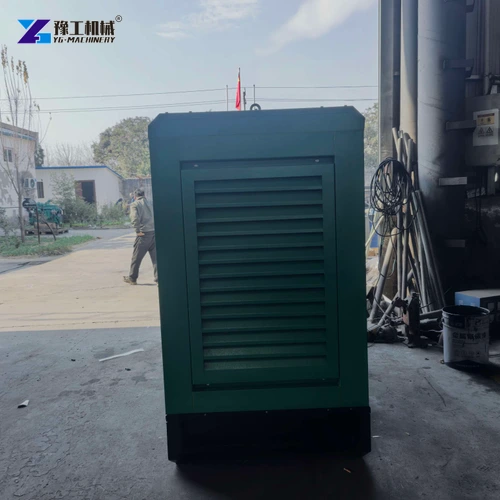 Generator enclosure end panel